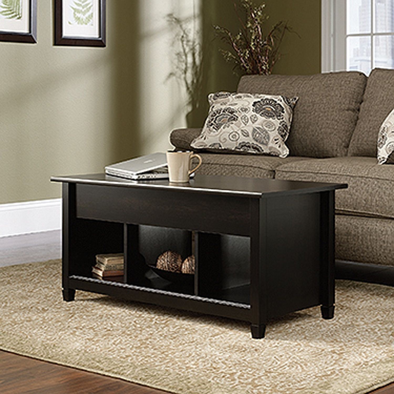 Edge Water Lift-Top Coffee Table Estate Black * D 414856 ...
