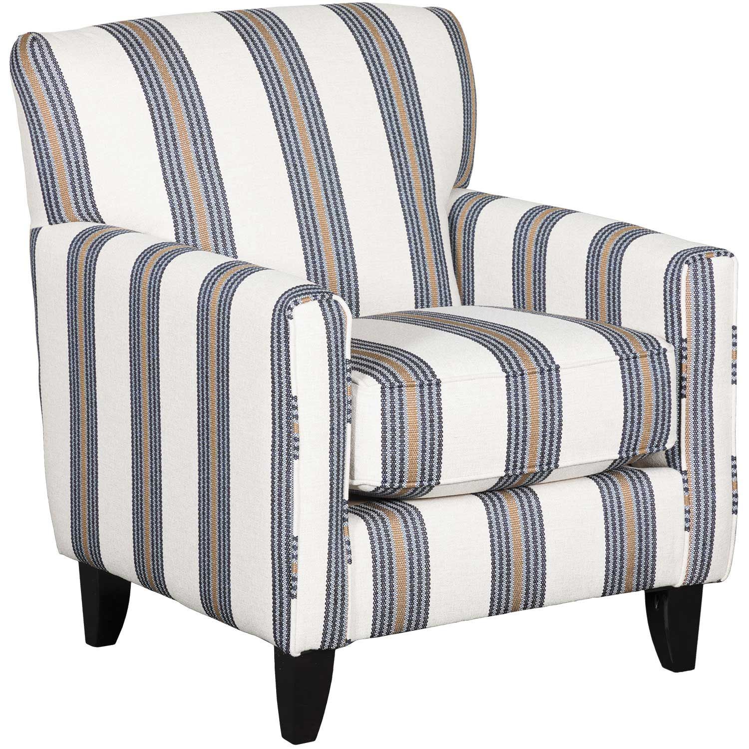 Whitaker Striped Accent Chair E702AC Fusion Furniture AFW