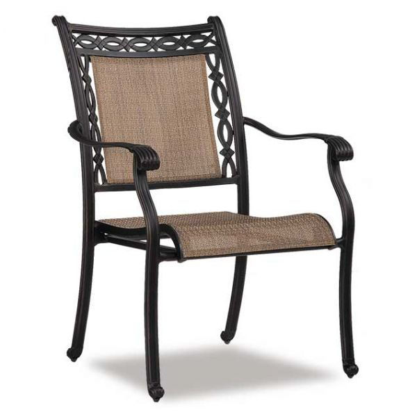 Cast Aluminum Sling Chair, Outdoor Aluminum Sling Patio Furniture