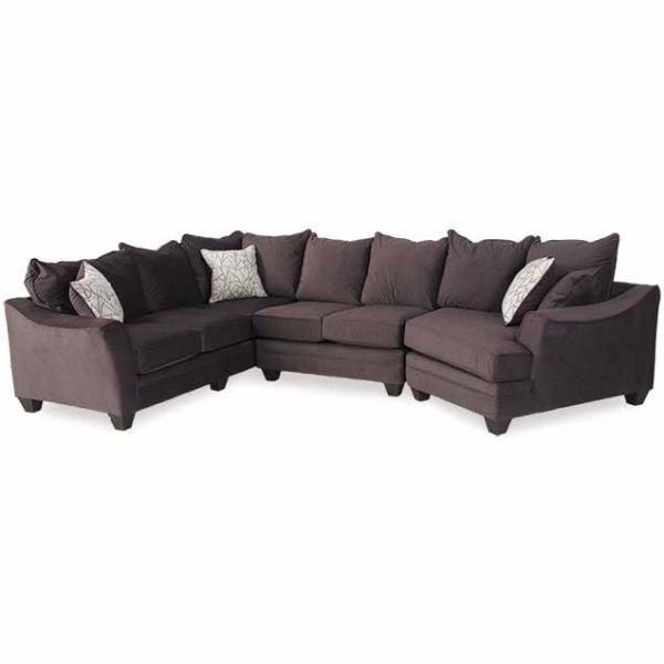 3pc Sectional With Raf Cuddler H 38rcd 3pc American Furniture