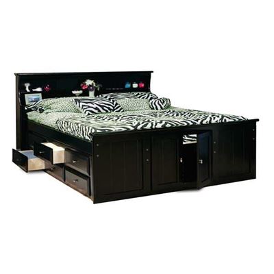 Picture of Laguna Queen Bookcase Bed with 1 Underbed Storage Unit