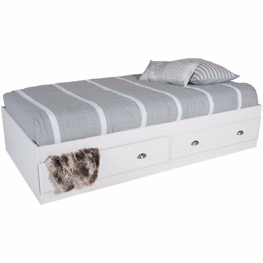Shoal Creek White Twin Mate's Bed | 411222 | AFW.com