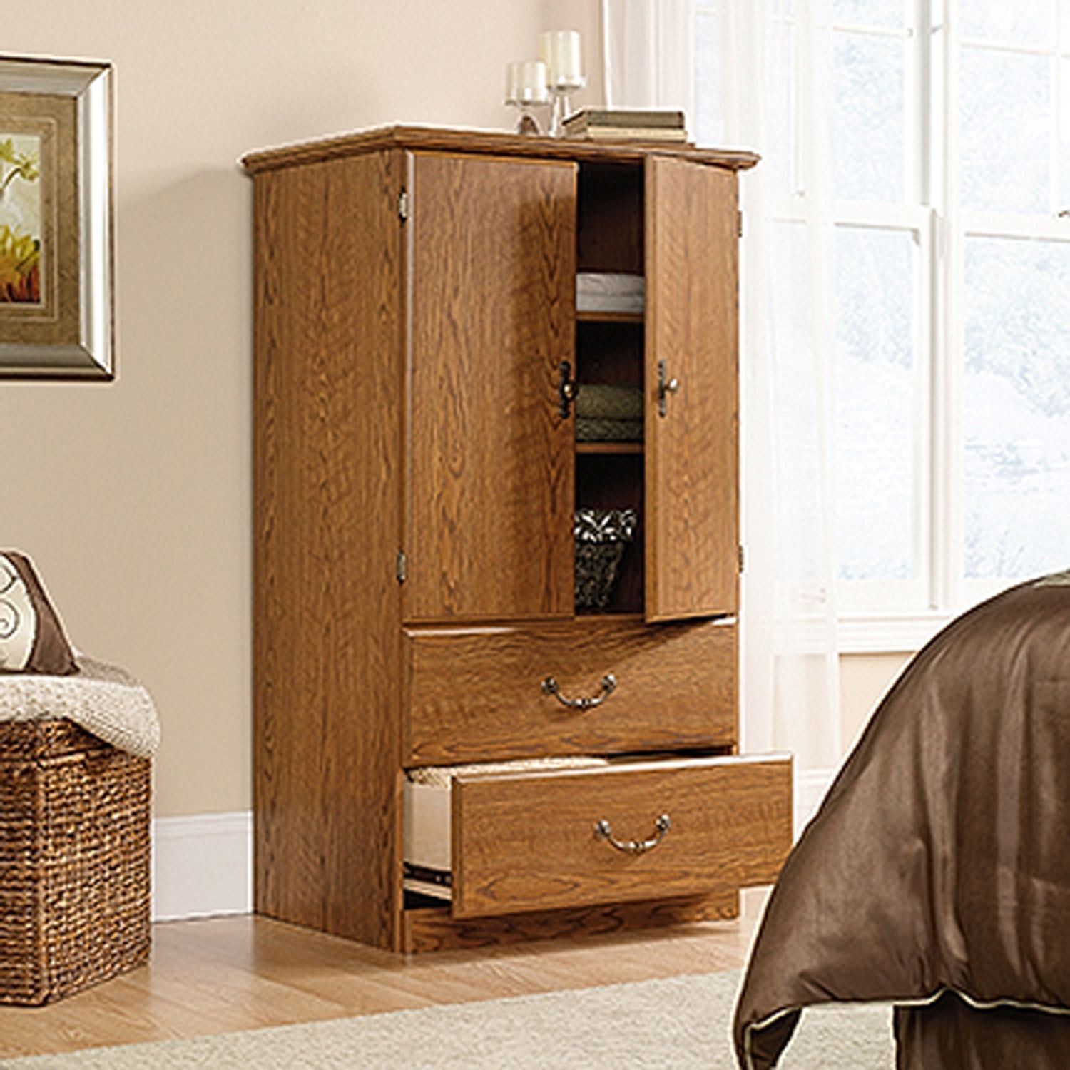 Orchard Hills Armoire Carolina Oak * D | 401292 | Sauder 