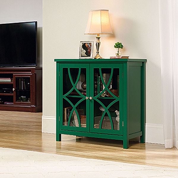 Palladia Accent Storage Cabinet Emerald Green D 420129