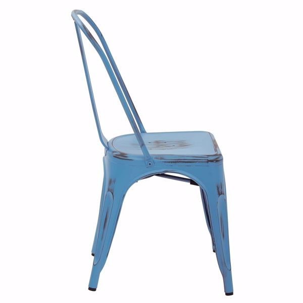 Bristow Blue Armless Chair 4 Pack D Brw29a4 Arb Osp Office