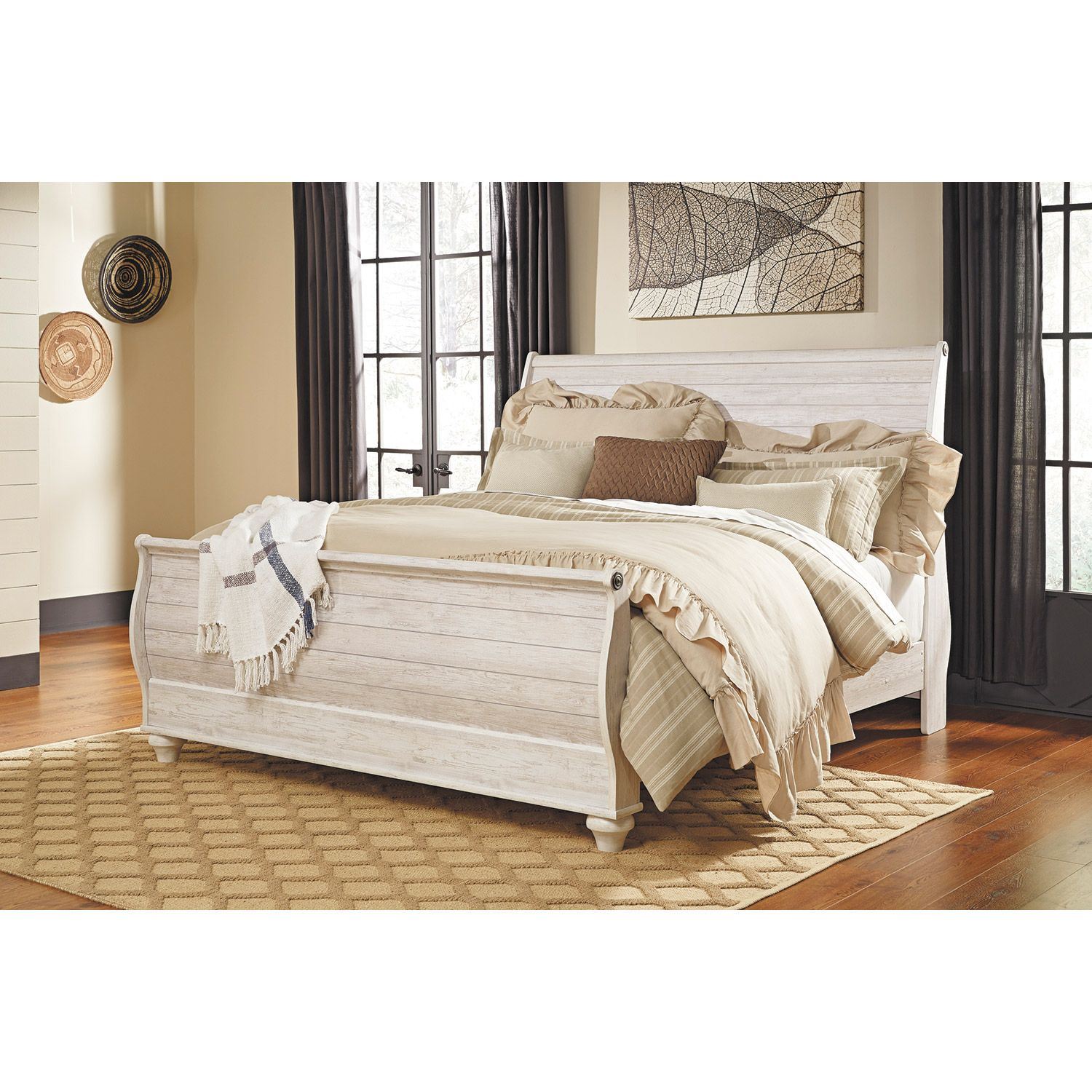 Willowton Queen Sleigh Bed B267-QSLEIGHBED | Ashley Furniture | www.bagsaleusa.com