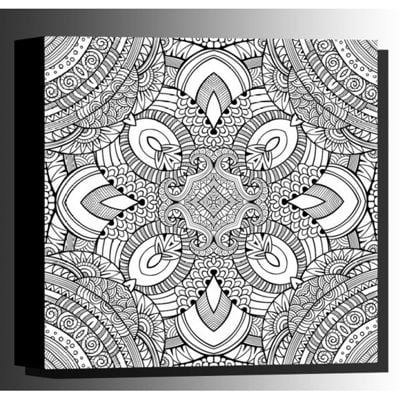 Picture of Color Your Own Canvas-Kaleidoscope 16x16 *D