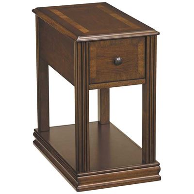 Picture of Breegin Cherry Brown Chairside End Table
