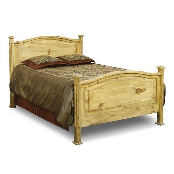 Hacienda Rustic Queen Bed 53 Qbed2, Rustic Queen Bed Frame