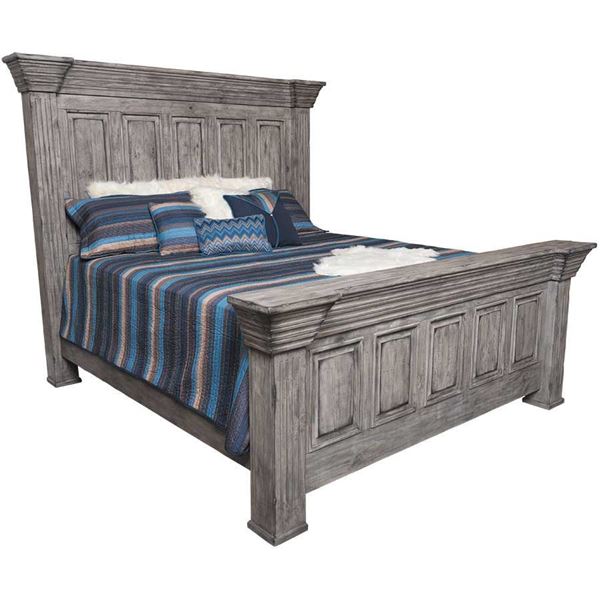 Grey Isabella Queen Bed Gnl3000, What Size Is American Queen Bed