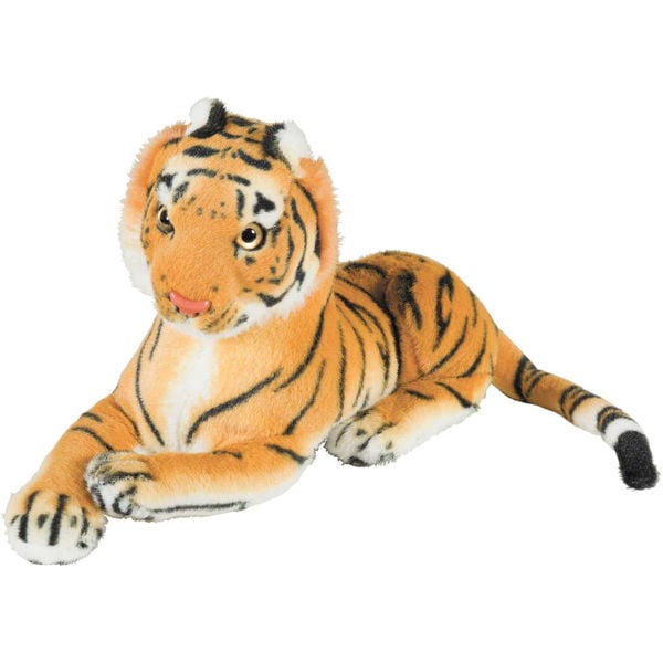 HW32BR 173-32BR Stuffed Brown Tiger Weihai New Tiger Toy Co 