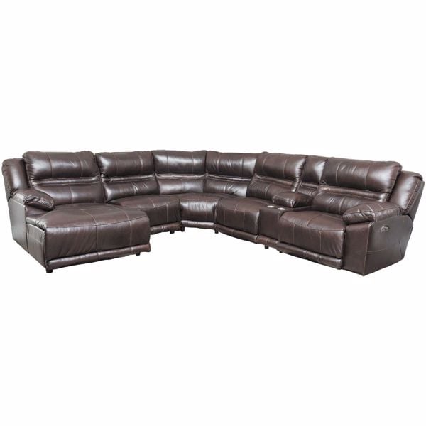 Piece Power Reclining Sectional, Bergamo Sectional Leather Modern Sofa