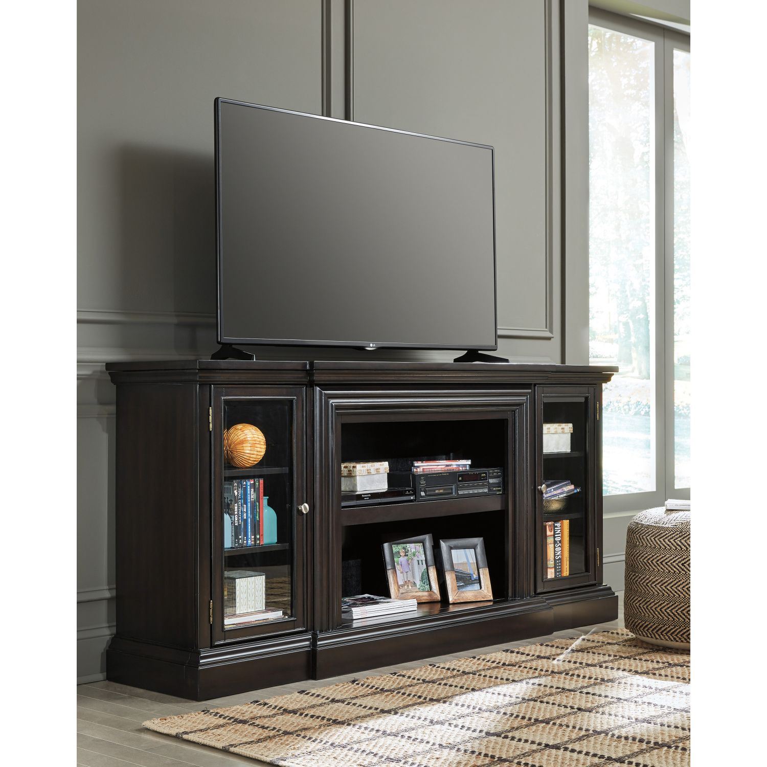Carlyle TV Stand with Fireplace Option W371-68 | Ashley Furniture