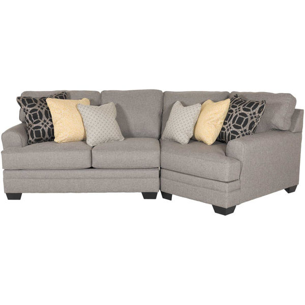 2 Piece Sectional With Cuddler Flash, Tuxedo Cuddler Sectional Sofa