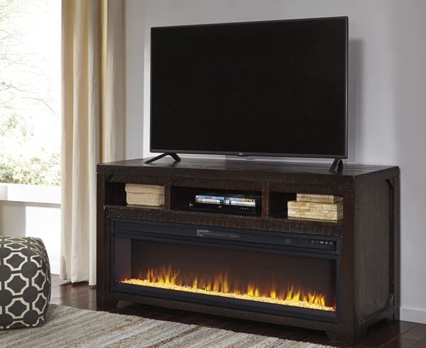 Rogness Tv Stand With Fireplace W745 58 W100 22 Ashley Furniture