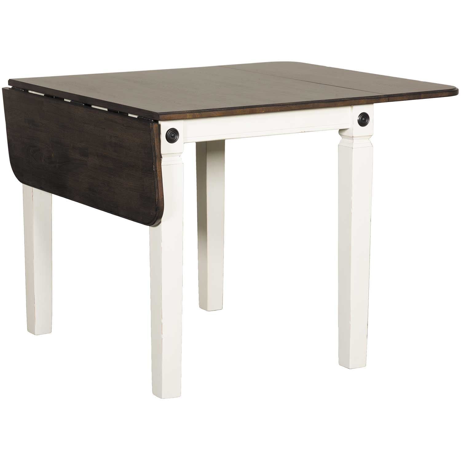 Glennwood Two-Tone Drop Leaf Table | GW-RWC-3650TBL | AFW.com