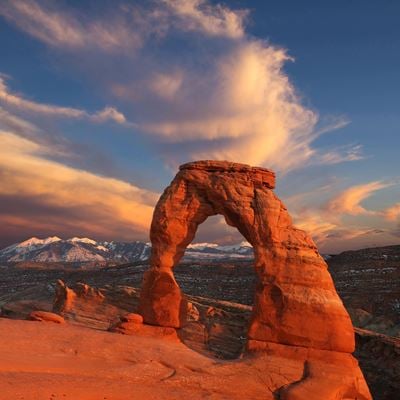 Delicate Arch at Sunset 36x36