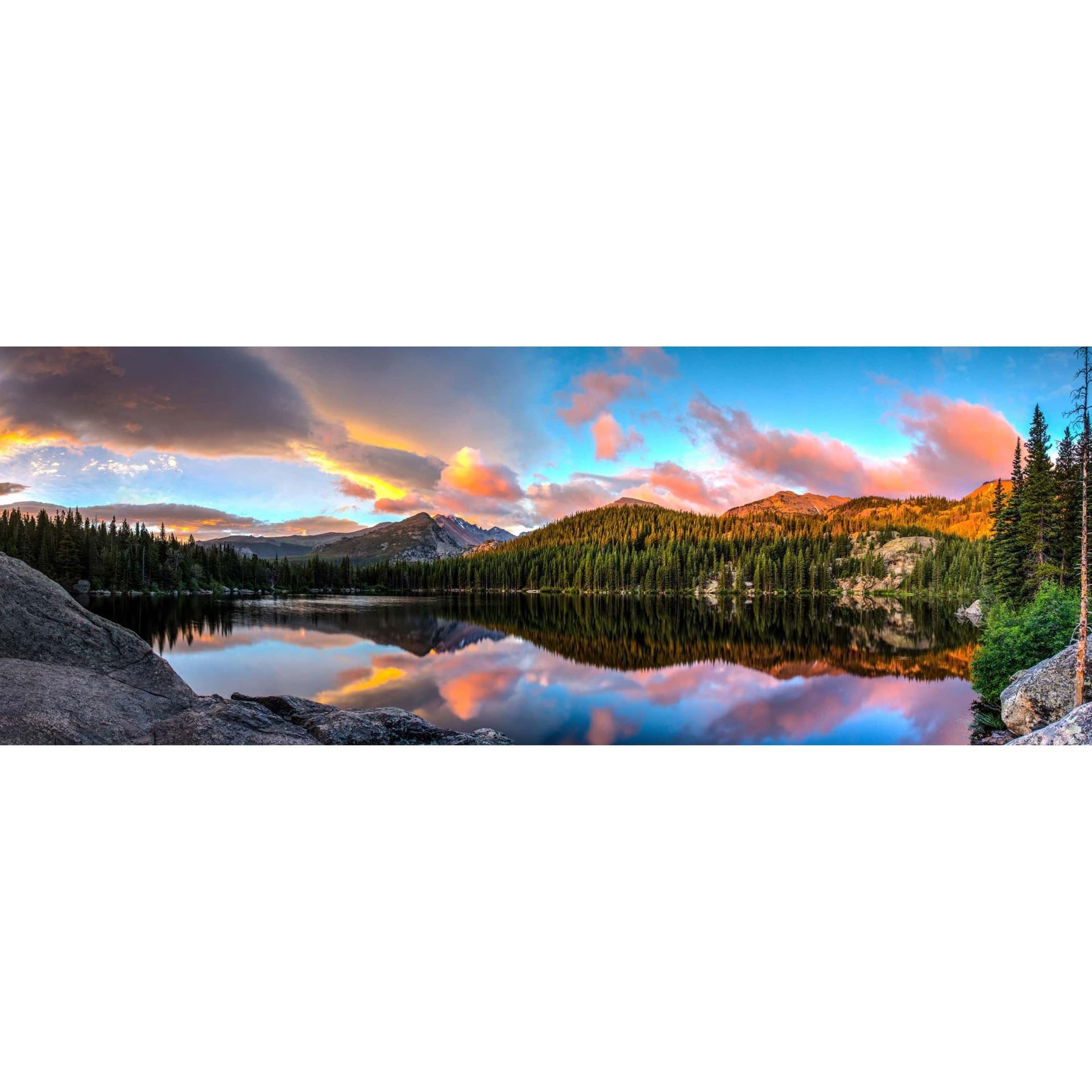 Bear Lake Sunrise 60x20 125-8530606 | Brian Kingston | AFW.com