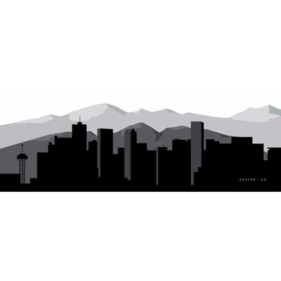 Denver Graphic Skyline 60x20