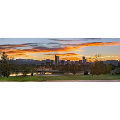 Denver Sunset 60x20