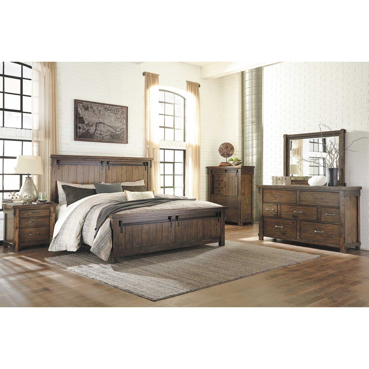 Lakeleigh Queen Panel Bed B718 57 54 96 Ashley Furniture Afw Com