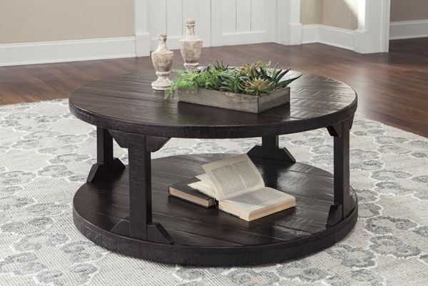 Rogness Round Coffee Table D T745 8 Ashley Furniture Afw Com