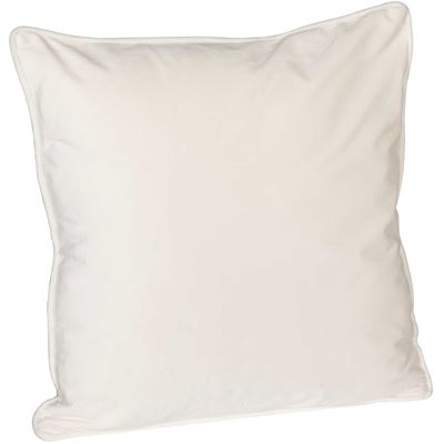 Picture of 18X18 Cream Velvet Decorative Pillow