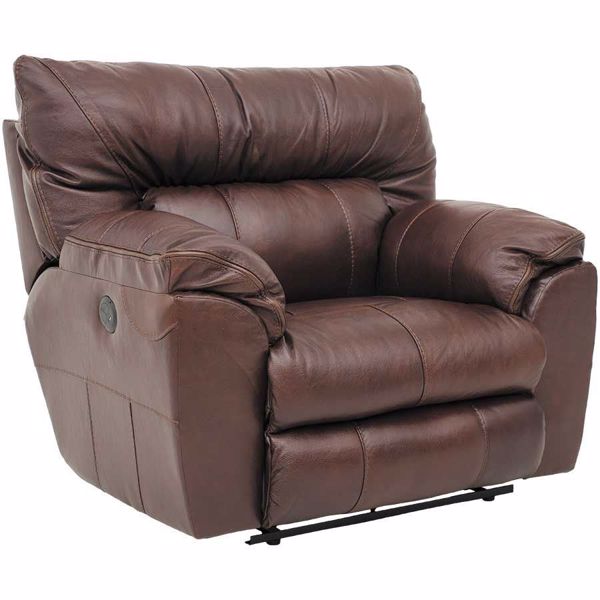 Walnut Italian Leather Power Recliner 64340 7 Jackson Furniture