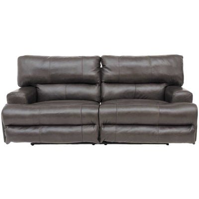 Picture of Wembley Steel Italian Leather Power Reclining Sofa