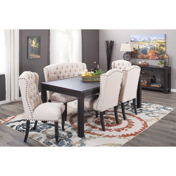 Ivie 6 Piece Dining Set Y 54212dt, American Furniture Dining Table