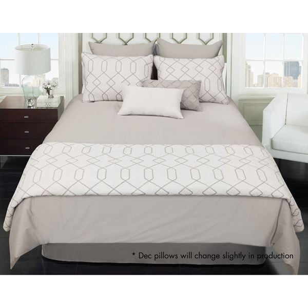 Kensil Queen 8 Piece Comforter Coverlet, Queen Bed Coverlet Set