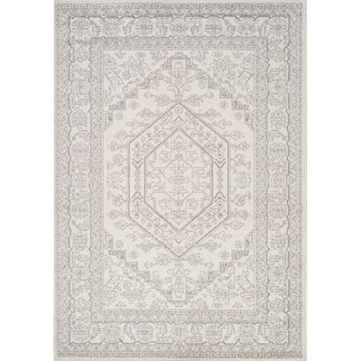 Picture of Focus Soft Grey Traditional 8x10 Rug