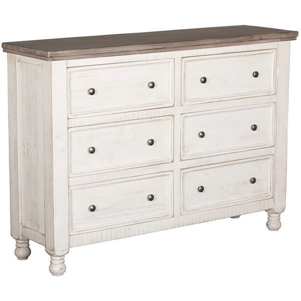 Stone Dresser With Six Drawers Ifd4691dsr Artisan Home By Ifd