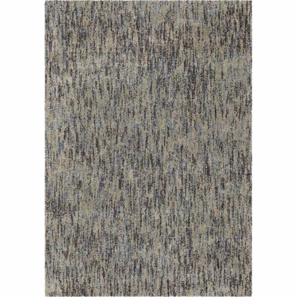 Picture of Faded Blue Multi Shag 5x7 Rug