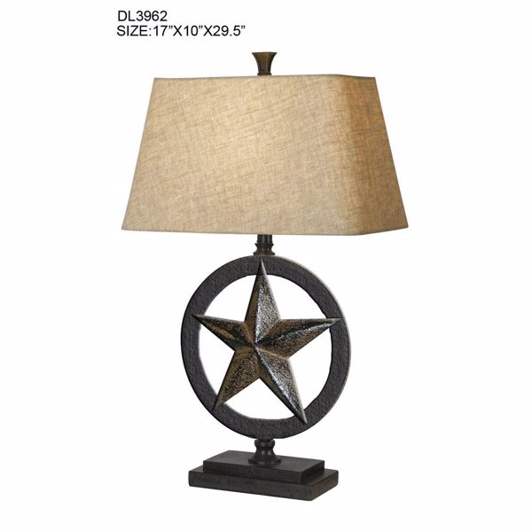 Star Table Lamp Dl3962 Afw Com, Metal Star Table Lamp