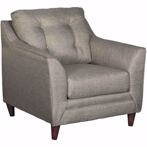 grey tufted recliner