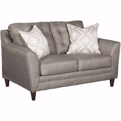 Picture of Jensen Grey Tufted Loveseat