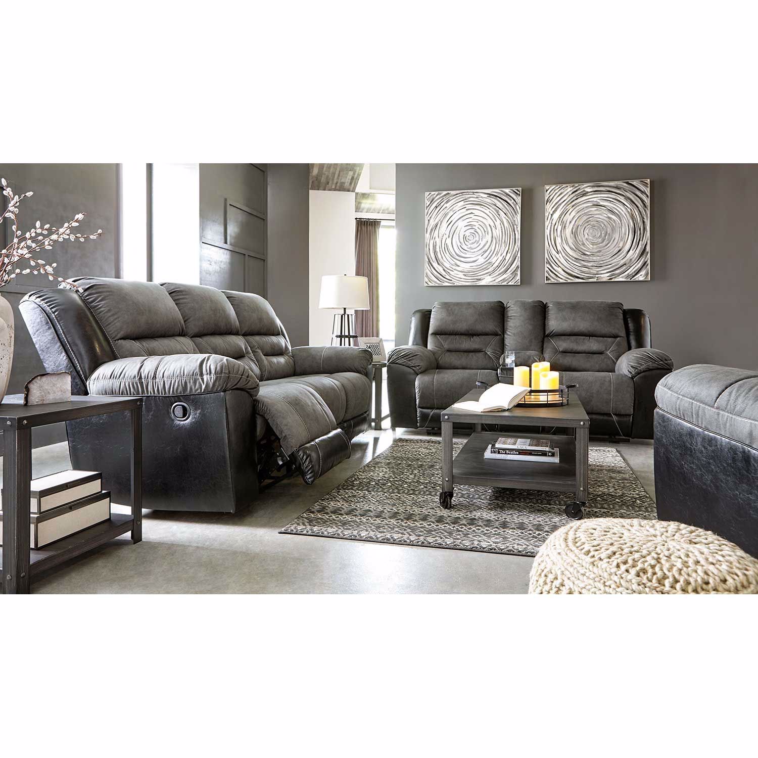 Earhart Slate Reclining Sofa 2910288 Ashley Furniture