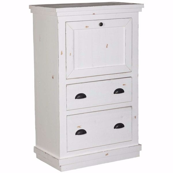 Farmhouse White Armoire Desk Afw Com, Progressive Furniture Willow Distressed Dressers Uk