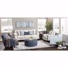 Picture of Hamptons Cobalt Stripe Accent Chair