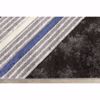 Picture of Charcoal Blue White Graphic 5x8 Rug