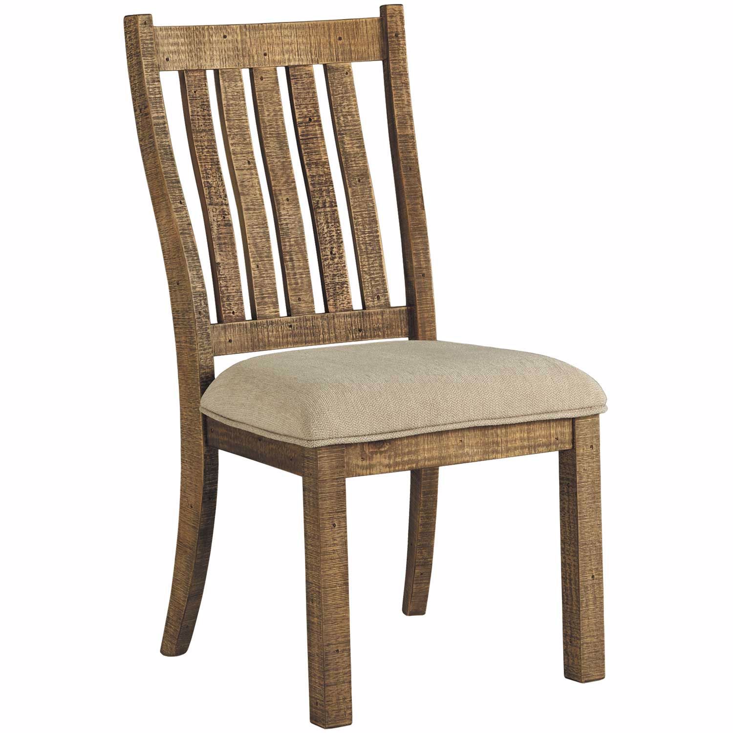 Grindleburg Brown Slat Back Side Chair | D754-05 | AFW.com