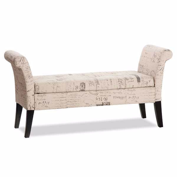 Corsiva Script Storage Bench 1G-819 | AFW.com