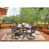 Picture of Halston Patio Swivel Arm Chair with Cushion