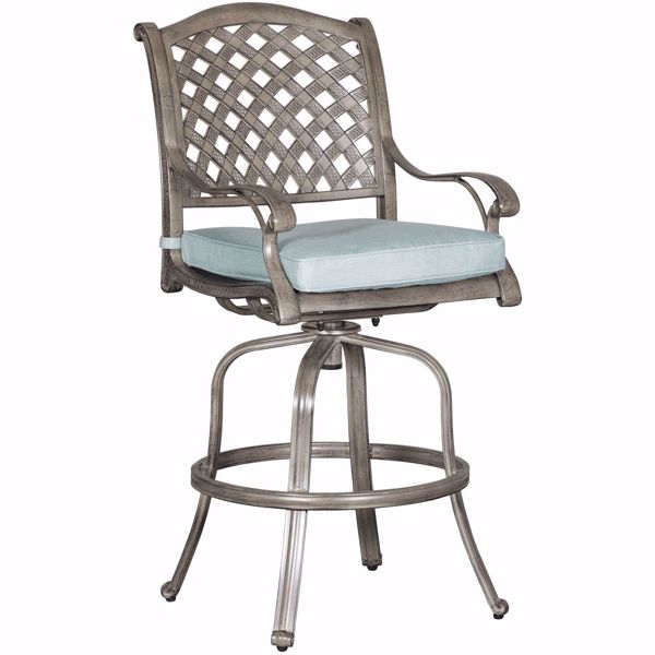 Picture of Macon Patio Barstool with Cushion