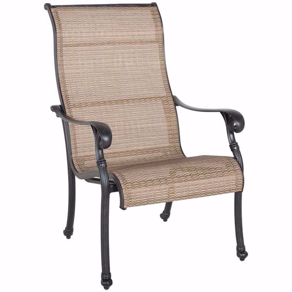 Cast Aluminum Sling Chair Ld5052 1, Outdoor Aluminum Sling Patio Furniture