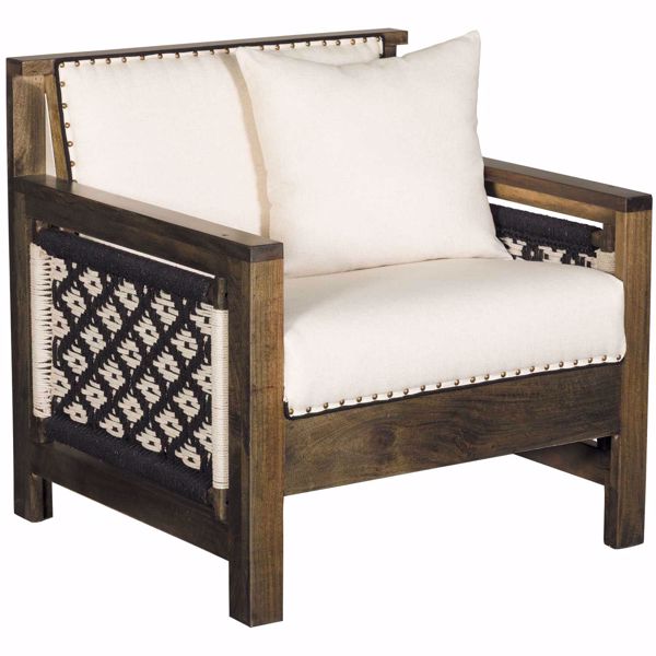 Woven Accent Chair Cac 51051 Afw Com, Armed Accent Chairs