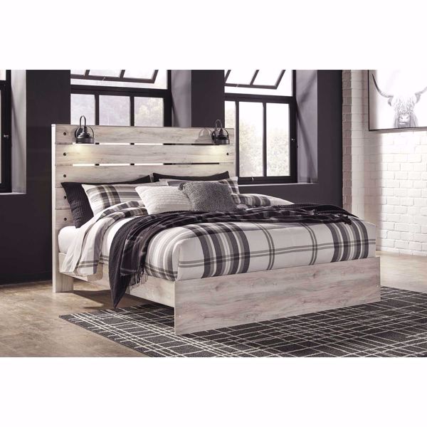 Cambeck King Panel Bed Afw Com, King Size White Panel Headboard