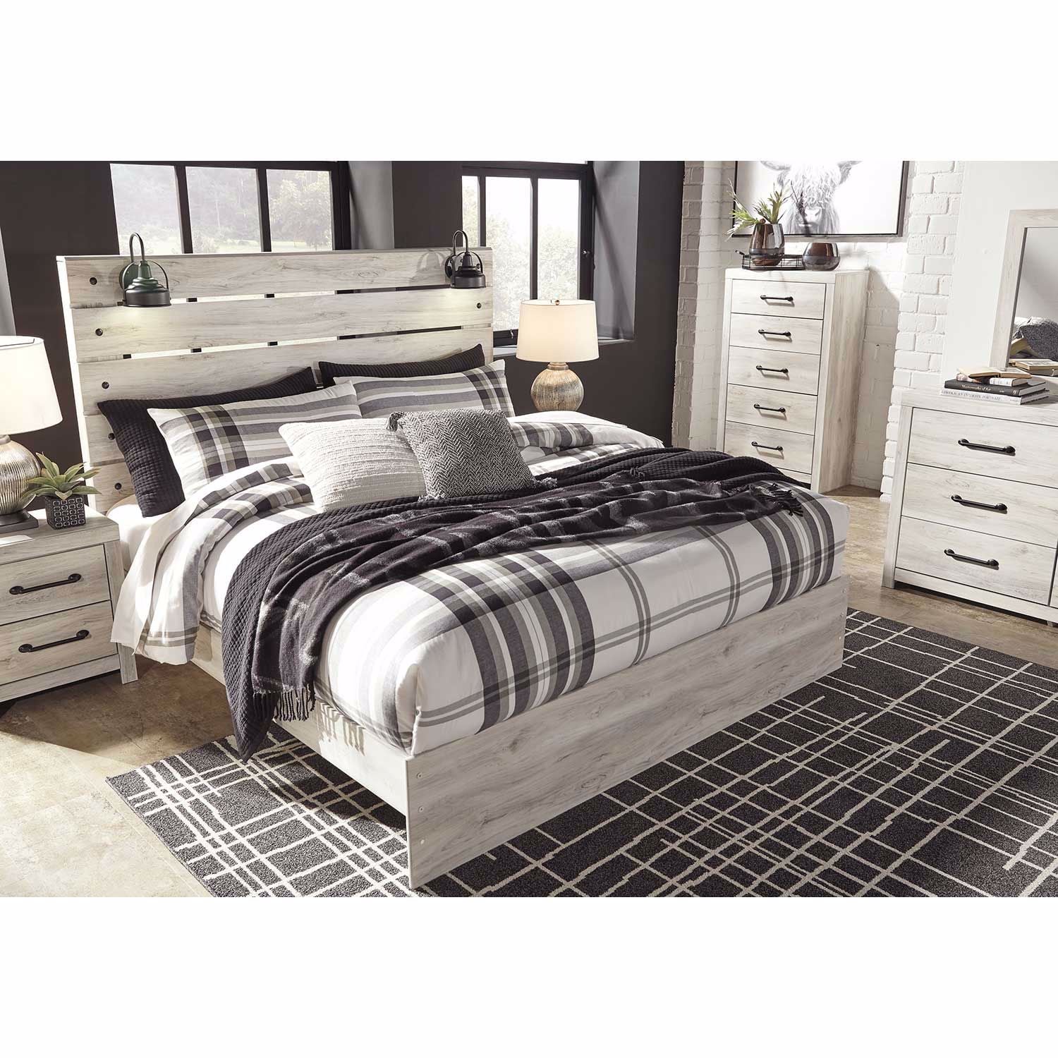 Cambeck King Panel Bed - Ashley 