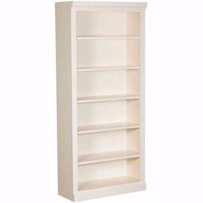 Picture of White Bookcase, 5 Shelf